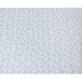 Powder blue synthetic crepe fabric with multicolor print in floral design-D15301 - Regal Fabrics