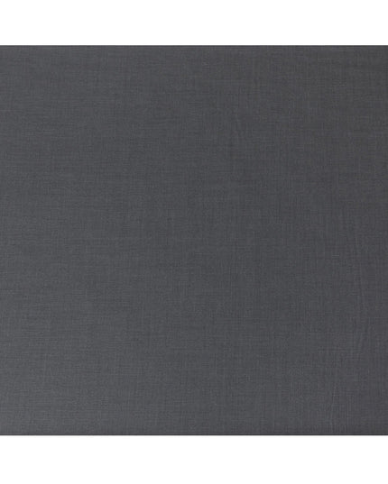 Coin grey plain Premium super 130's Australian superfine merino wool suiting fabric-D11431