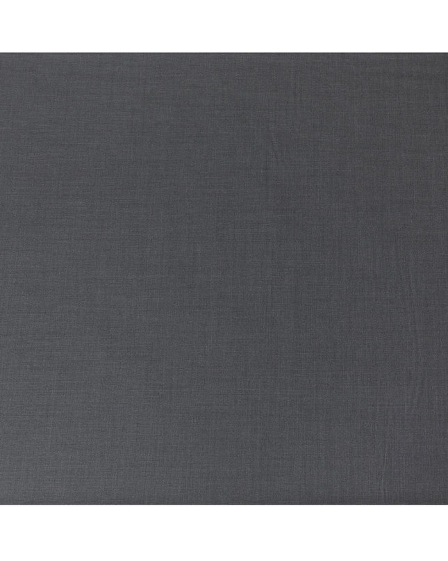 Coin grey plain Premium super 130's Australian superfine merino wool suiting fabric-D11431