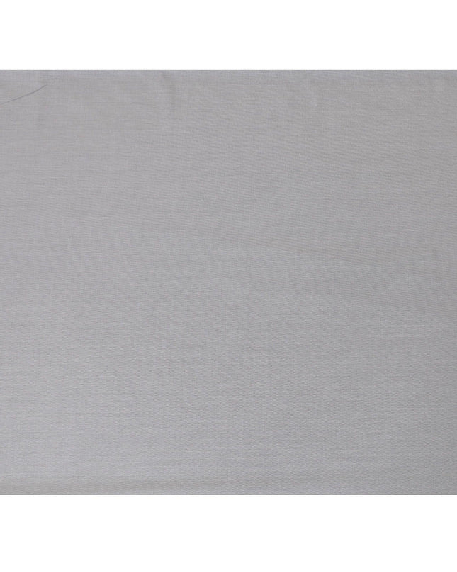 Black, grey and white blended cotton shirting fabric in checks design-D8508