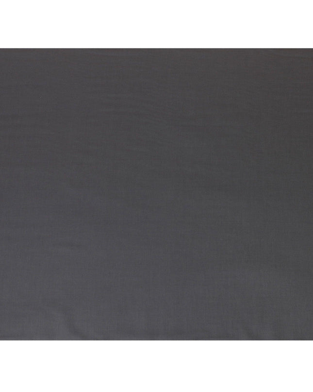 Anchor grey Swiss 100% cotton shirting fabric in twill weave-D7420