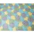 Multicolor premium pure silk chiffon makmal dirac with multicolor velvet jacquard in polka dot design-D9652 Regal Fabrics
