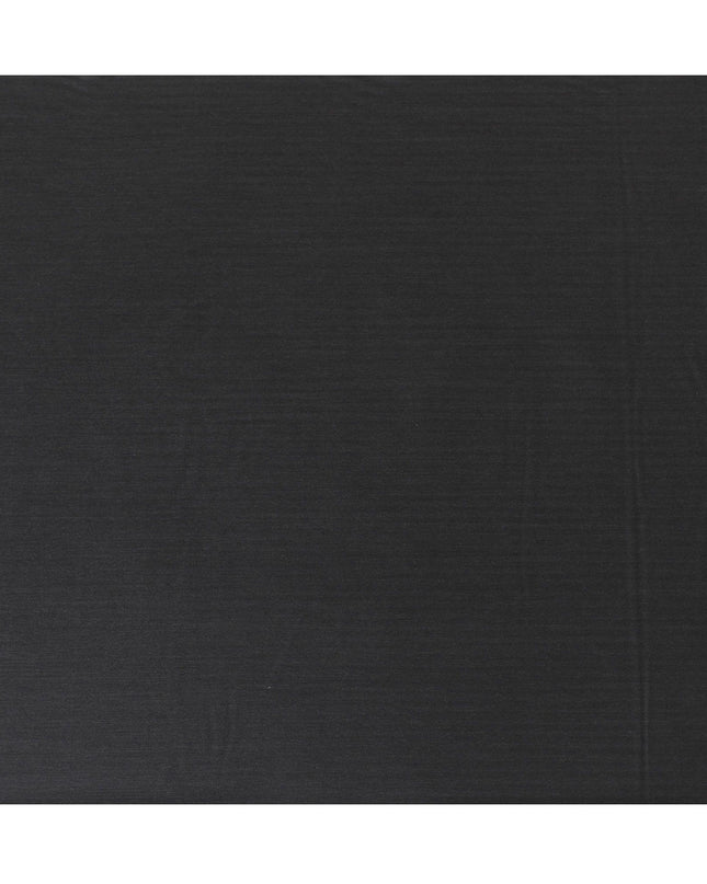 Charcoal grey plain Premium super 130's Australian superfine merino wool suiting fabric-D11435