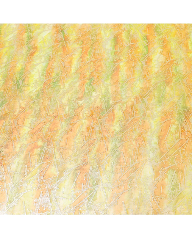 قماش شيفون حريري نقي فاخر متعدد الألوان مع لوريكس معدني ذهبي بتصميم زهور-D9334