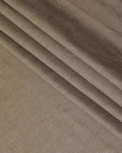 Peanut brown plain Premium 100% pure linen fabric 60 Lea-D10937 Regal Fabrics
