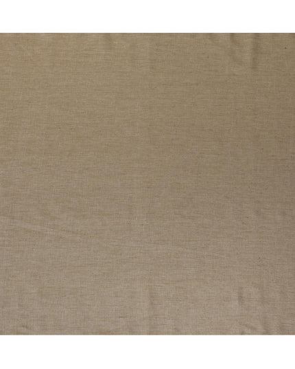 Peanut brown plain Premium 100% pure linen fabric 60 Lea-D10937 Regal Fabrics