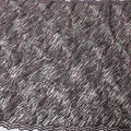 Multicolor nylon tulle fabric with black flock having plain spangles in fancy design-D15398 Regal Fabrics