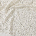 Off white guipure lace fabric in fancy design-D6046
