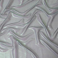 قماش شيفون من الحرير الخالص باللون الرمادي الحجري مع لوريكس معدني بنفس اللون بتصميم ذاتي -D13556