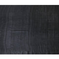 Black plain blended tussar silk fabric-D12242