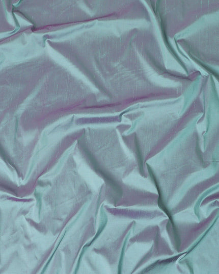 تيفاني الأزرق عادي نسيج الحرير الخام الخالص قسط-D12049