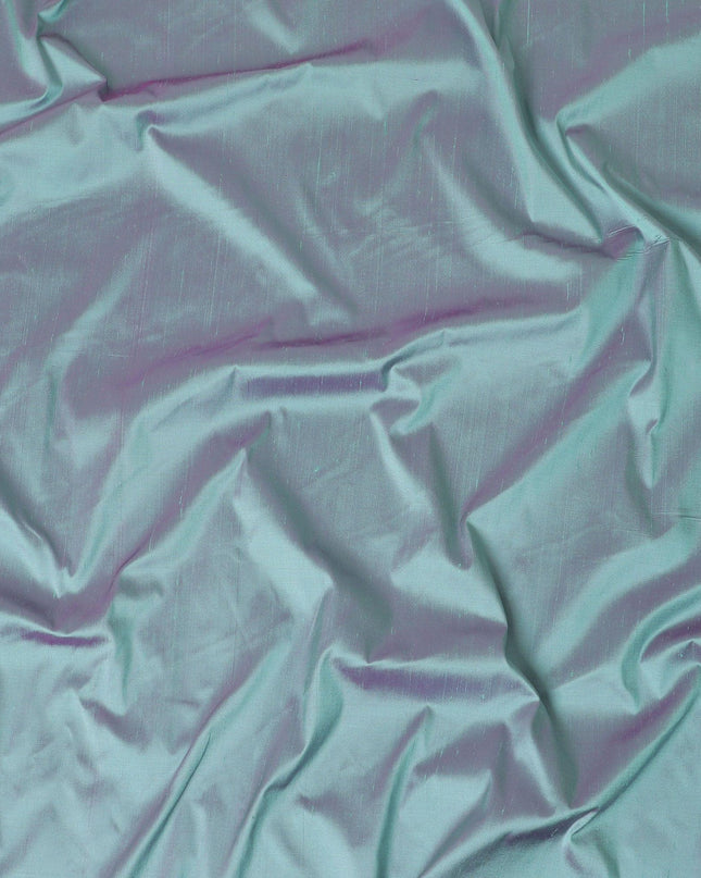 تيفاني الأزرق عادي نسيج الحرير الخام الخالص قسط-D12049