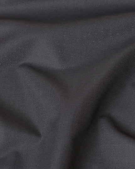 Anchor grey Swiss 100% cotton shirting fabric in twill weave-D7420