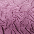 Light lavender to plum premium pure silk crepe fabric with same tone jacquard in ombre design-D13576