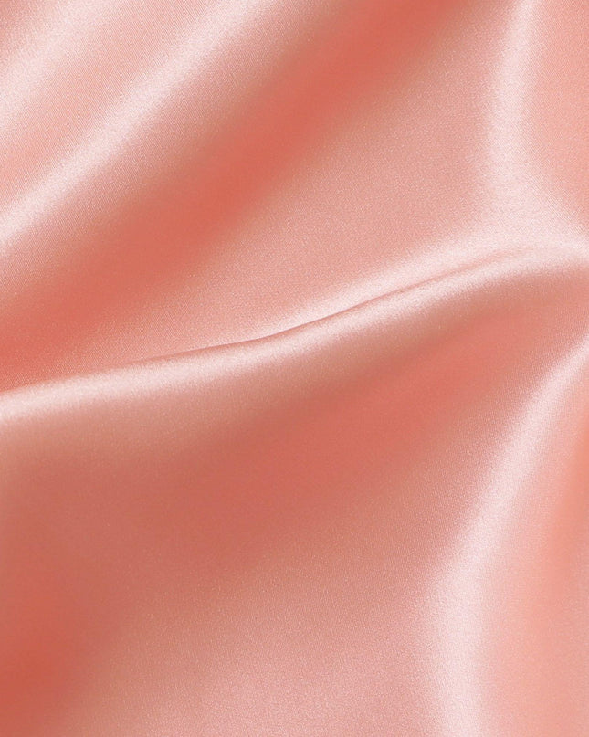 سمك السلمون الخوخ عادي قسط 100٪ نسيج الحرير الساتان الخالص -D13881