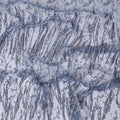 Turkish blue nylon tulle fabric with same tone fancy glitter embroidery in fancy design-D13986 Regal Fabrics