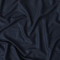 Navy blue English super 120's fine merino wool suiting fabric in self design Regal Fabrics