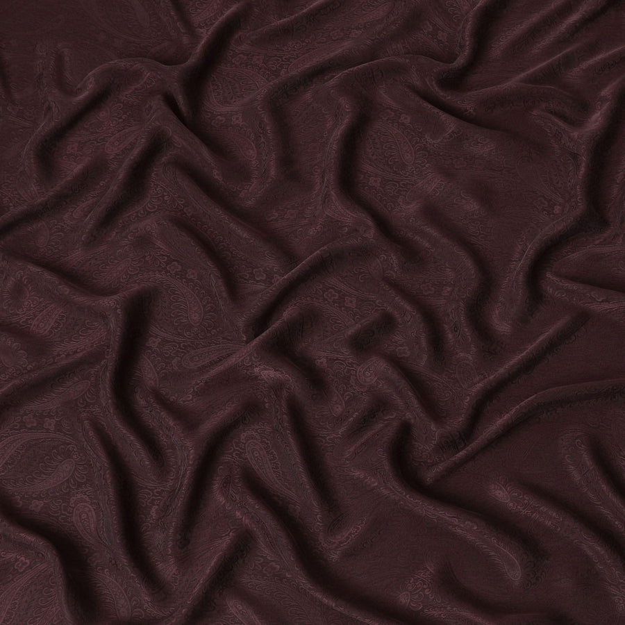 قماش كوبرو قابل للتحلل البيولوجي بنسبة 100% مع نفس لون الجاكار بتصميم ذاتي-D6985