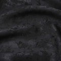 Black 100% biodegradable cupro fabric with same tone jacquard in self design-D6982