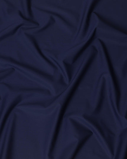 قماش القمصان القطني السويسري الخالص بنسبة 100% باللون الأزرق الداكن -D14674