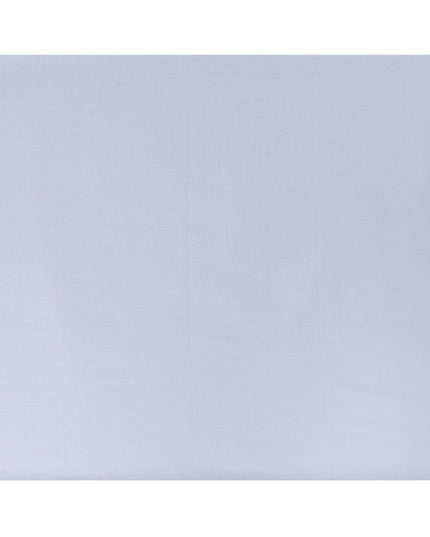 قماش القمصان القطني الإيطالي الفاخر بنسبة 100% باللون الأزرق الفاتح بتصميم ذاتي-D10823