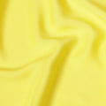 Lemon yellow plain pure Italian viscose crepe fabric-D7895