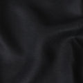 Black Plain Premium Italian blended linen wool suiting fabric-D14690