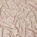 Off white viscose twill printed fabric with brown prints in floral design-D11171 Regal Fabrics