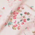 Light peach synthetic georgette fabric with multicolor print in floral design-D10297 Regal Fabrics