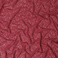 Maroon nylon soft tulle fabric with same tone embroidery having sequins in fancy design-D11675 Regal Fabrics