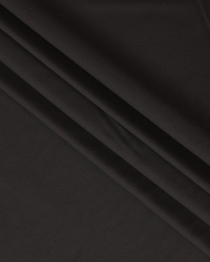 قماش بني فاتح سادة إيطالي ممتاز 150 من الصوف بالكامل - D11426