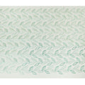 Mint green Premium pure cotton voile fabric sage green and beige embrodiery in Leaf design-D15238