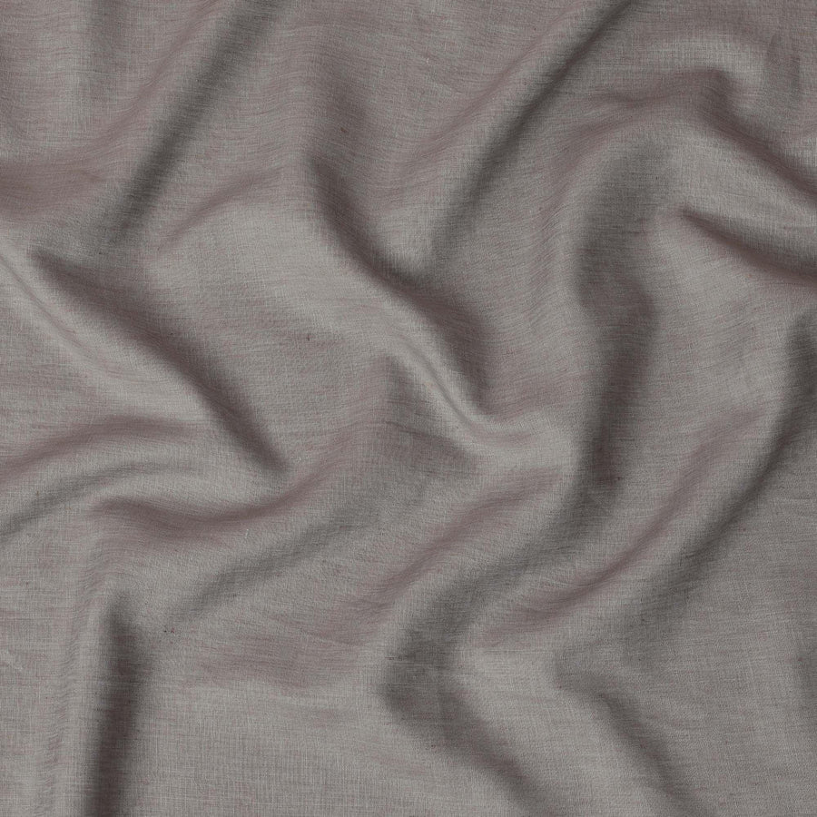 قماش كتان خالص عادي بلون رمادي منك 60 Lea-D15413
